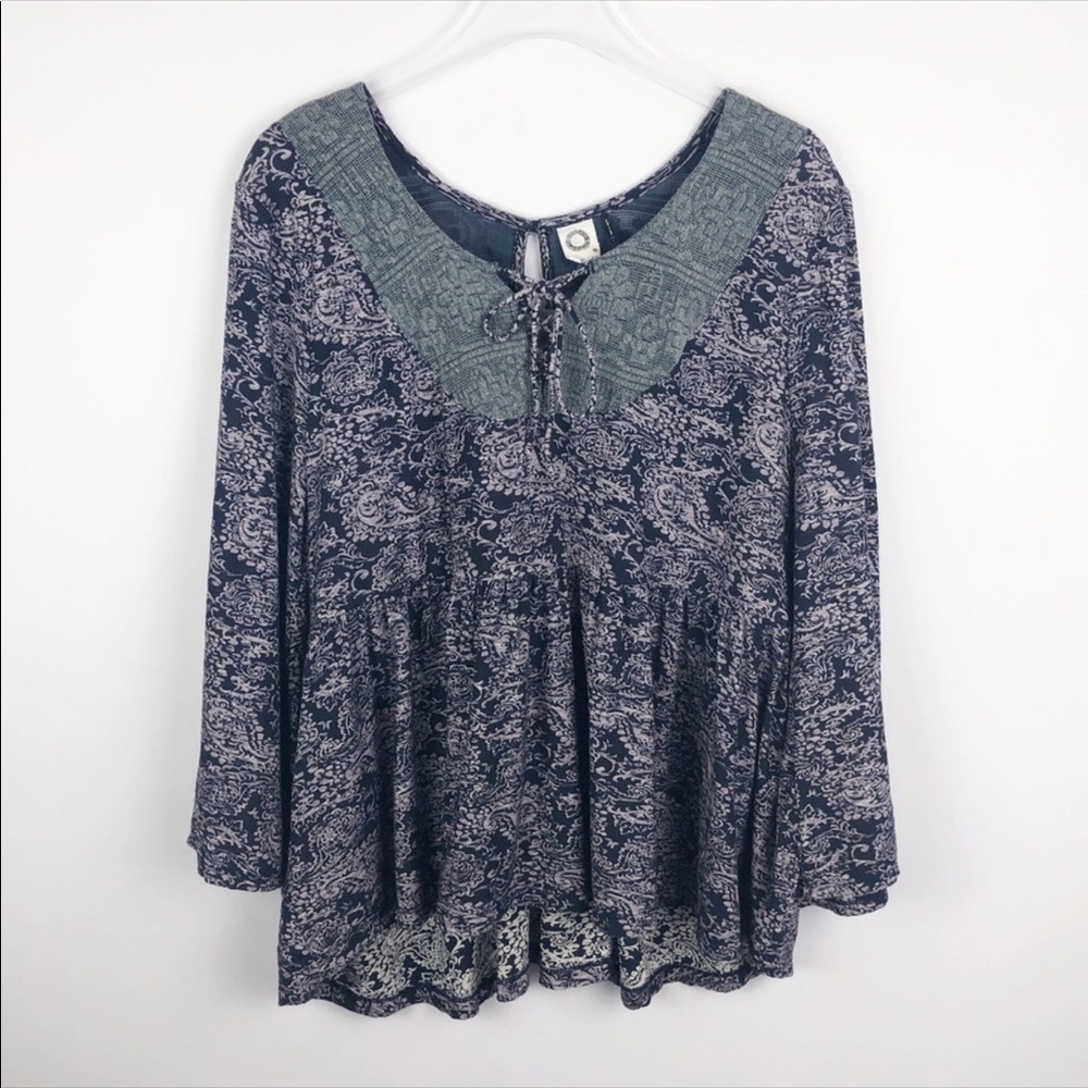 Anthropologie:  Akemi + Kin Boho Peasant Blouse